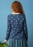 Top " Amandine" en coton biologique/modal (indigo XS)
