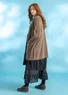 Langstrickjacke aus Wolle (kartoffel melange S)