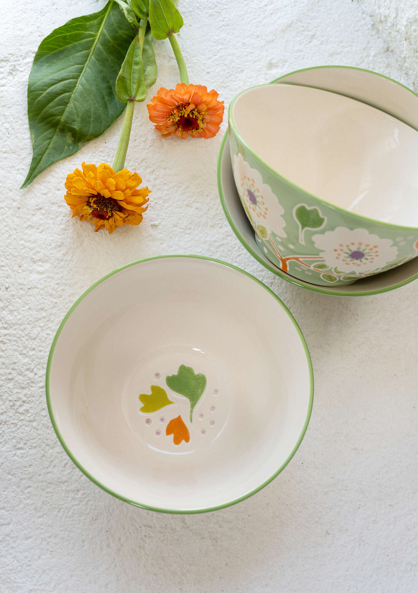 “Primavera” ceramic bowl pistachio