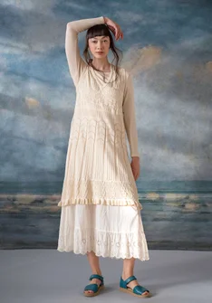 Strickkleid „Raya“ aus Bio-Baumwolle - ungefärbt