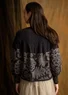 Gemusterte Strickjacke „Anila“ aus Bio-Baumwolle (dunkelaschgrau L)