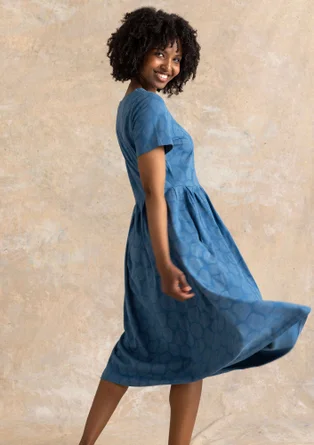 Jerseykleid „Himla“ aus Bio-Baumwolle - indigofera/gemustert