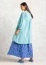 Robe tissée "Hilda" en coton biologique (ruisseau de prairie M)