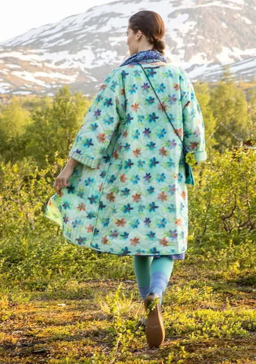 Veste "Madras" en coton biologique - jade