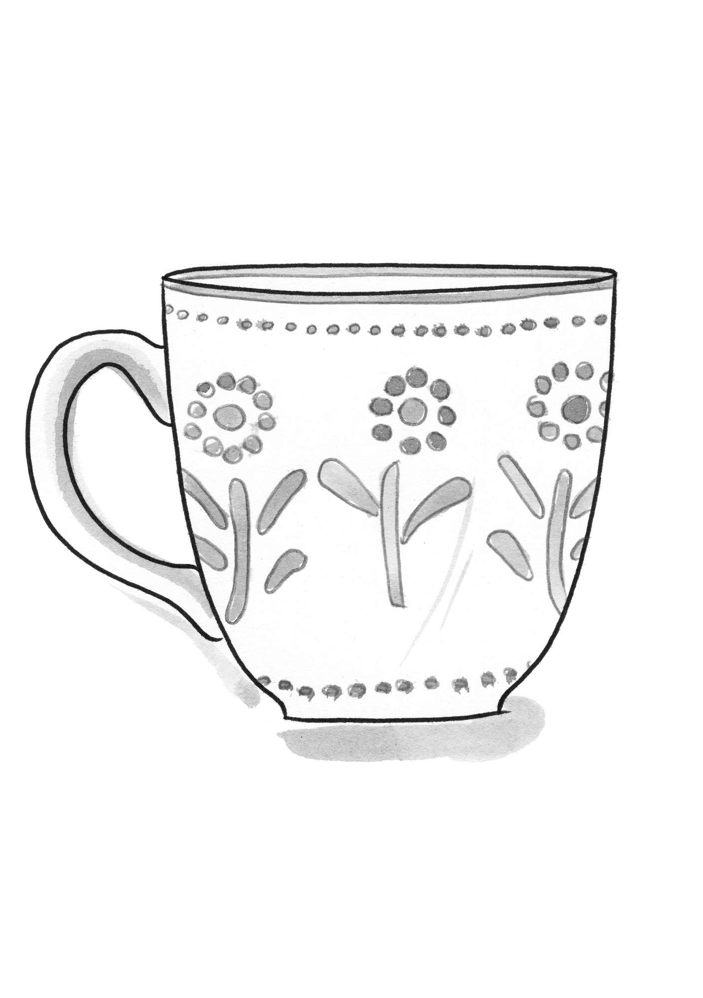 “Chai” ceramic tea mug