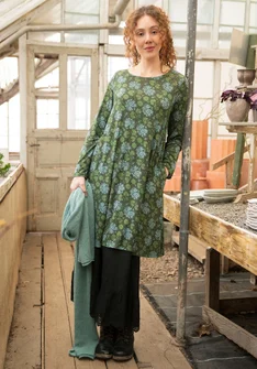 Robe "Pelargon" en jersey de lyocell/élasthanne - pin