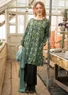 Robe "Pelargon" en jersey de lyocell/élasthanne (pin L)
