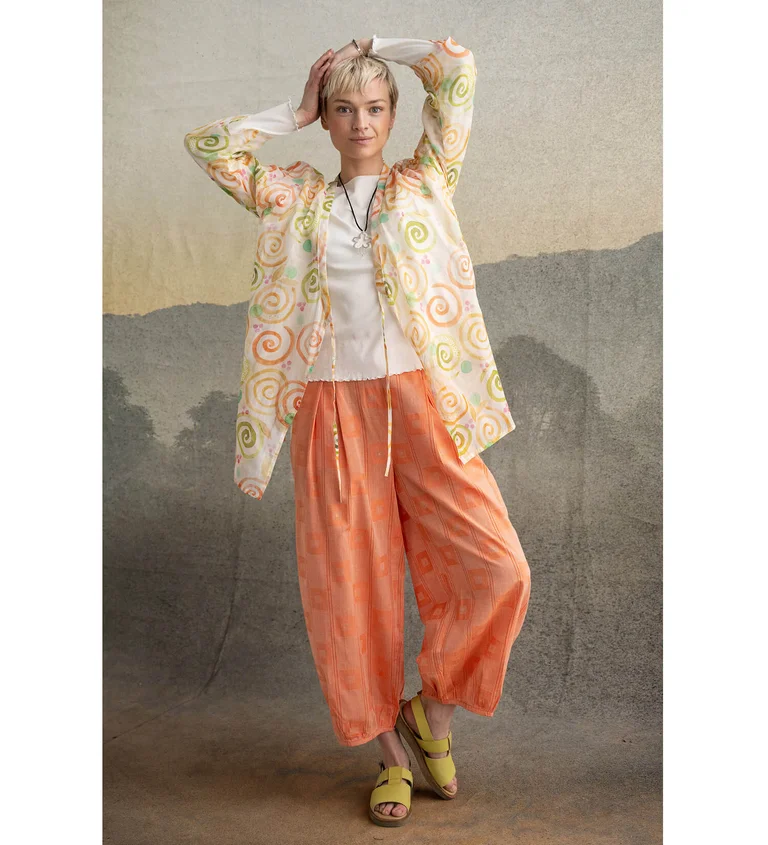 Kimono „Cumulus“ aus Baumwollgewebe