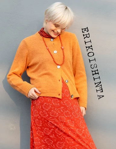 Knit cardigan in an alpaca blend
