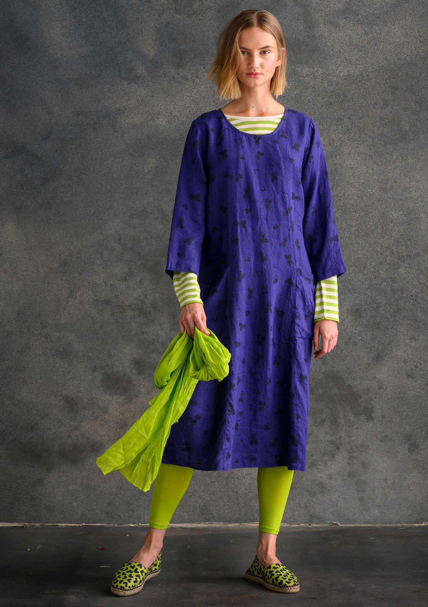 Sprint dress violet/patterned