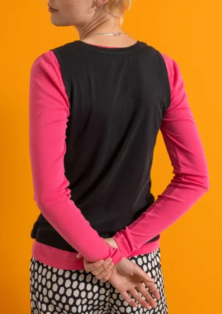 Jerseytop aus Bio-Baumwolle - schwarz