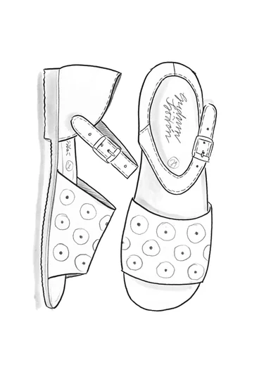 Sandal i nappa - svart