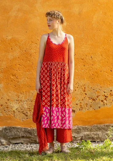 Robe en jersey « Singö » en coton biologique/modal - cuivre