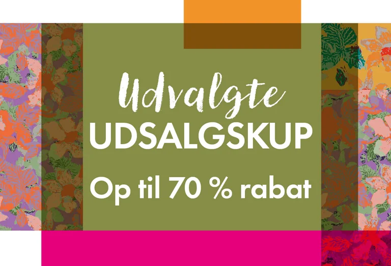 Graphic design comprising overlapping cards of various colours and patterns.