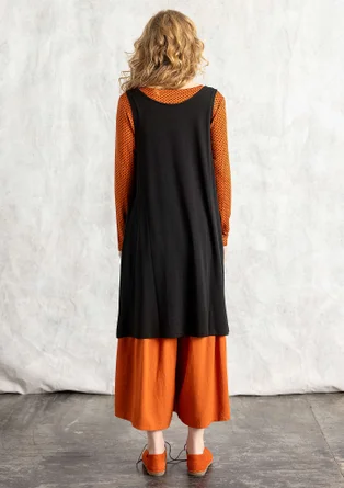 Jersey dress in lyocell/spandex - black