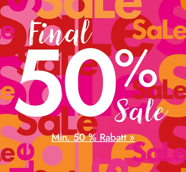 A graphic collage with a pink background and the word “Sale” in various sizes and colours.