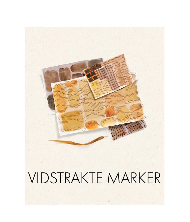 Watercolors with patterns from Gudrun Sjödén’s clothing.
