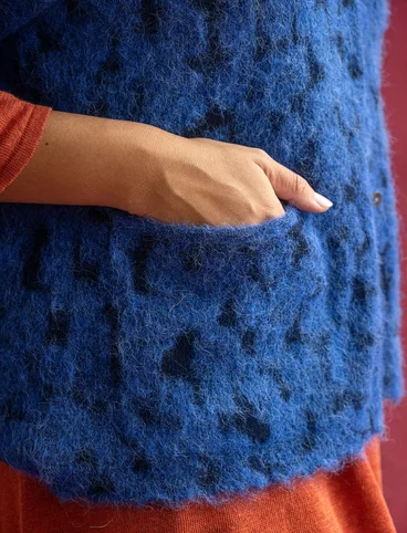 Strickjacke „Morr“ aus Alpakagemisch und Recycling-/Bio-Baumwolle - porslinsbl