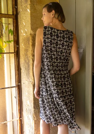 Jerseykleid „Papillon“ aus Bio-Baumwolle - schwarz