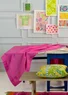 Washed linen tablecloth (peony One Size)