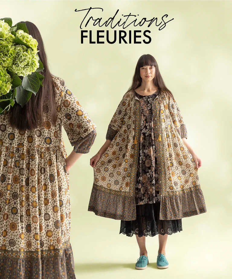 “Suzani” woven dress in organic cotton