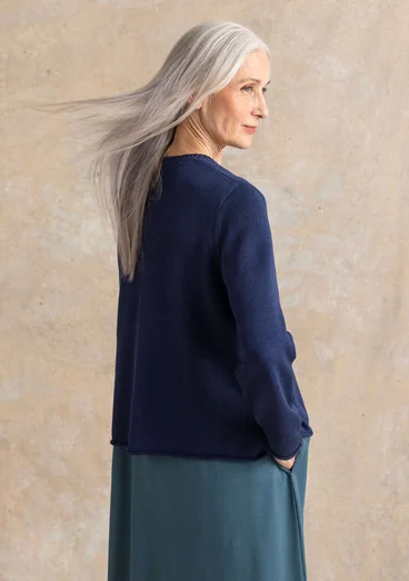 Gilet en coton recyclé - indigo foncé