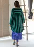 Jerseykleid „Madalena“ aus Bio-Baumwolle/Modal (hellflaschengrün-dunkelindigo S)