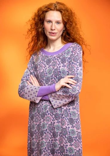 “Heera” organic cotton knit tunic - lilac