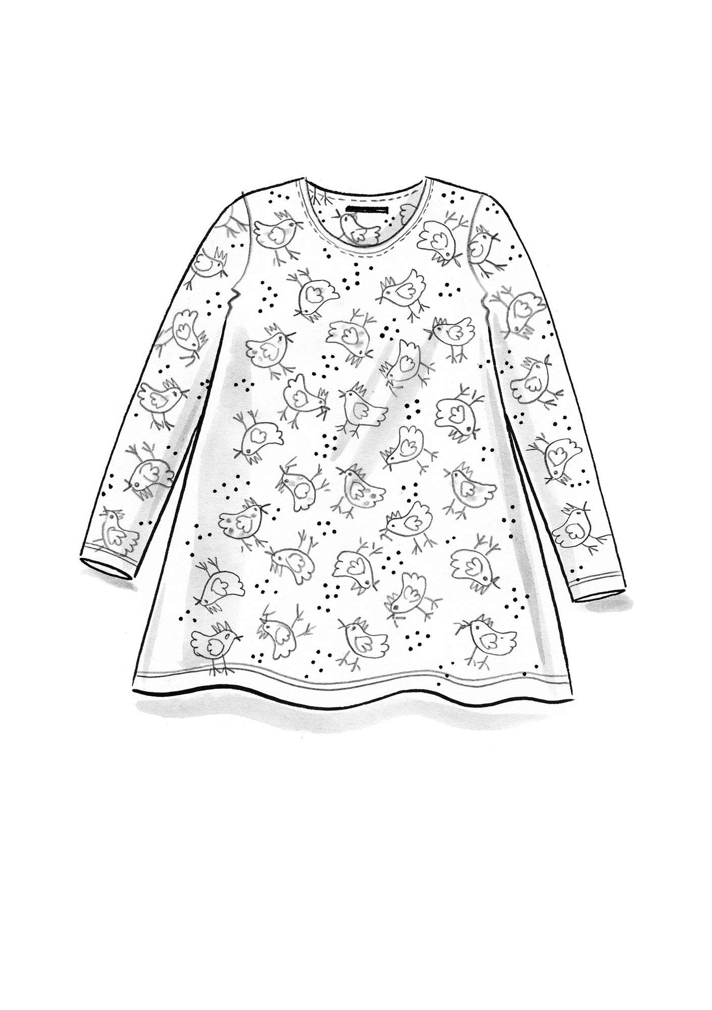 Shirt „Dolores“ aus Öko-Baumwolle/Modal wermutkraut