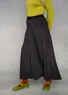 “Pytte” jersey skirt made of organic cotton/modal/elastane (black/patterned S)