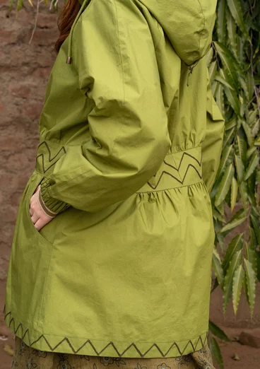 Parka „Judit“ aus Bio-Baumwollgewebe - birkenlaub