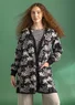 Langstrickjacke „Adele“ aus Bio-Baumwolle (schwarz M)