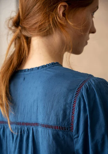 “Haiku” organic cotton tunic - mild indigo