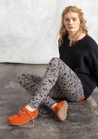 Nubuck lace-ups - henna