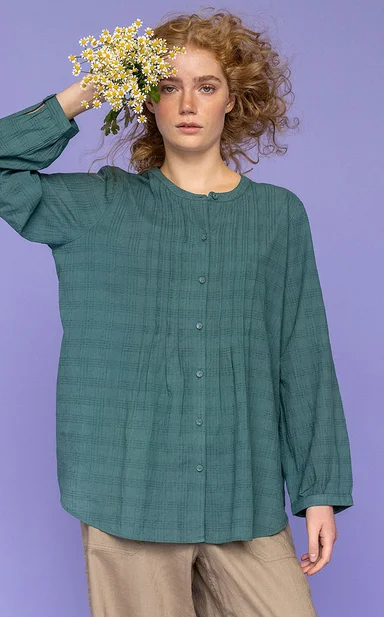 “Garden” organic cotton blouse