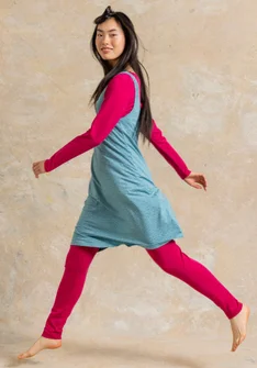 Onderjurk "Bianca" van lyocell/elastaan - blauwe topaas/dessin