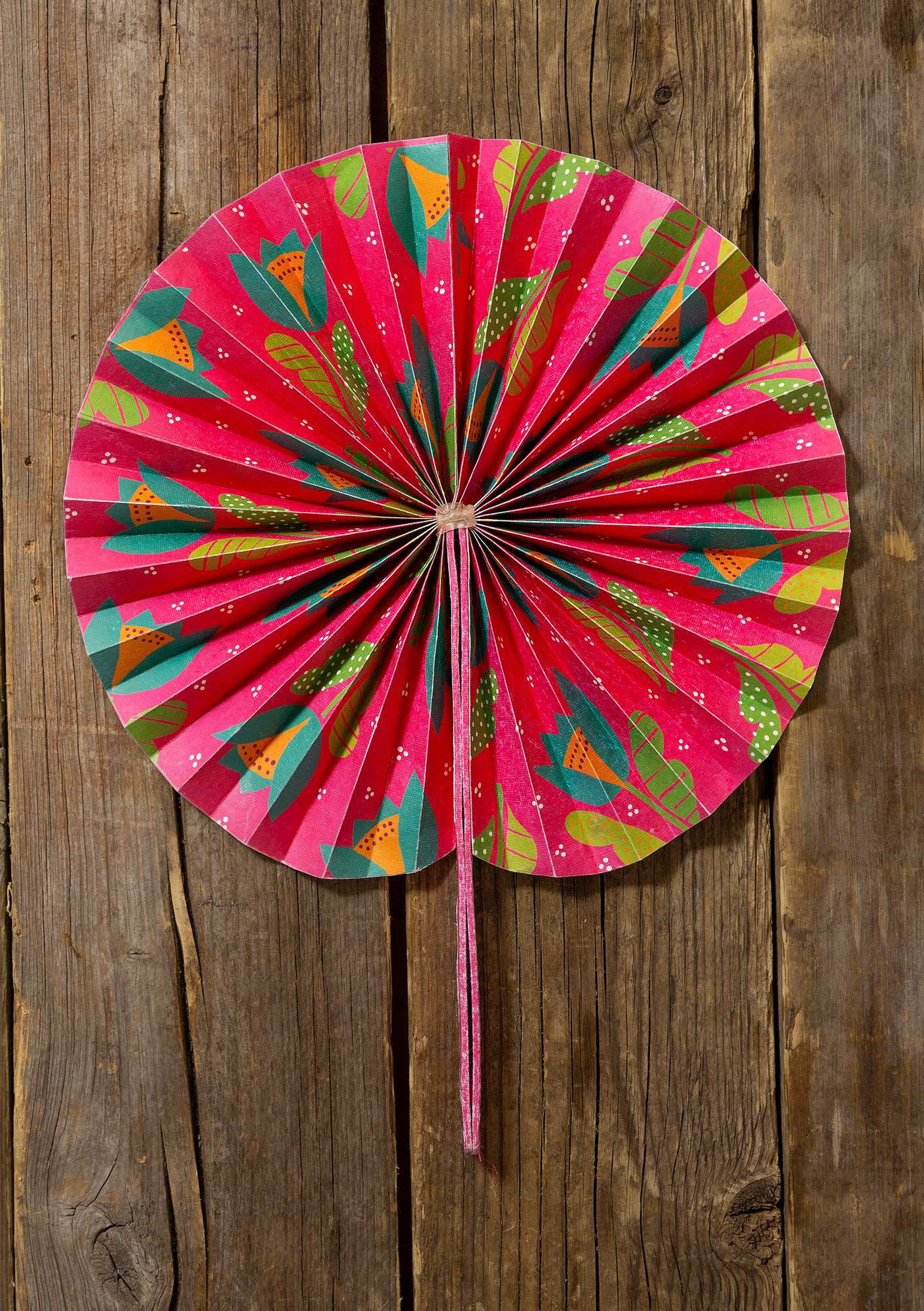 Botswana paper folding fan hibiscus thumbnail