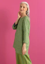 Tunika „Vendela“ aus Bio-Baumwollgewebe - rosmarin-gemustert