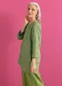 Tunika „Vendela“ aus Bio-Baumwollgewebe (rosmarin-gemustert XL)