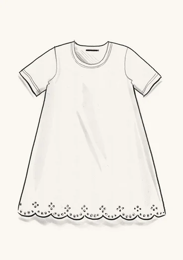 Organic cotton jersey tunic -