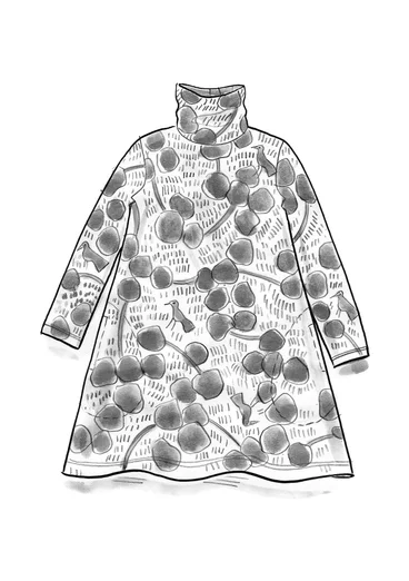 Tunique "Harriet" en jersey de lyocell/élasthanne - noir
