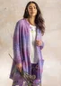  “Bello” long cardigan in alpaca/wool blend (hyacinth S)