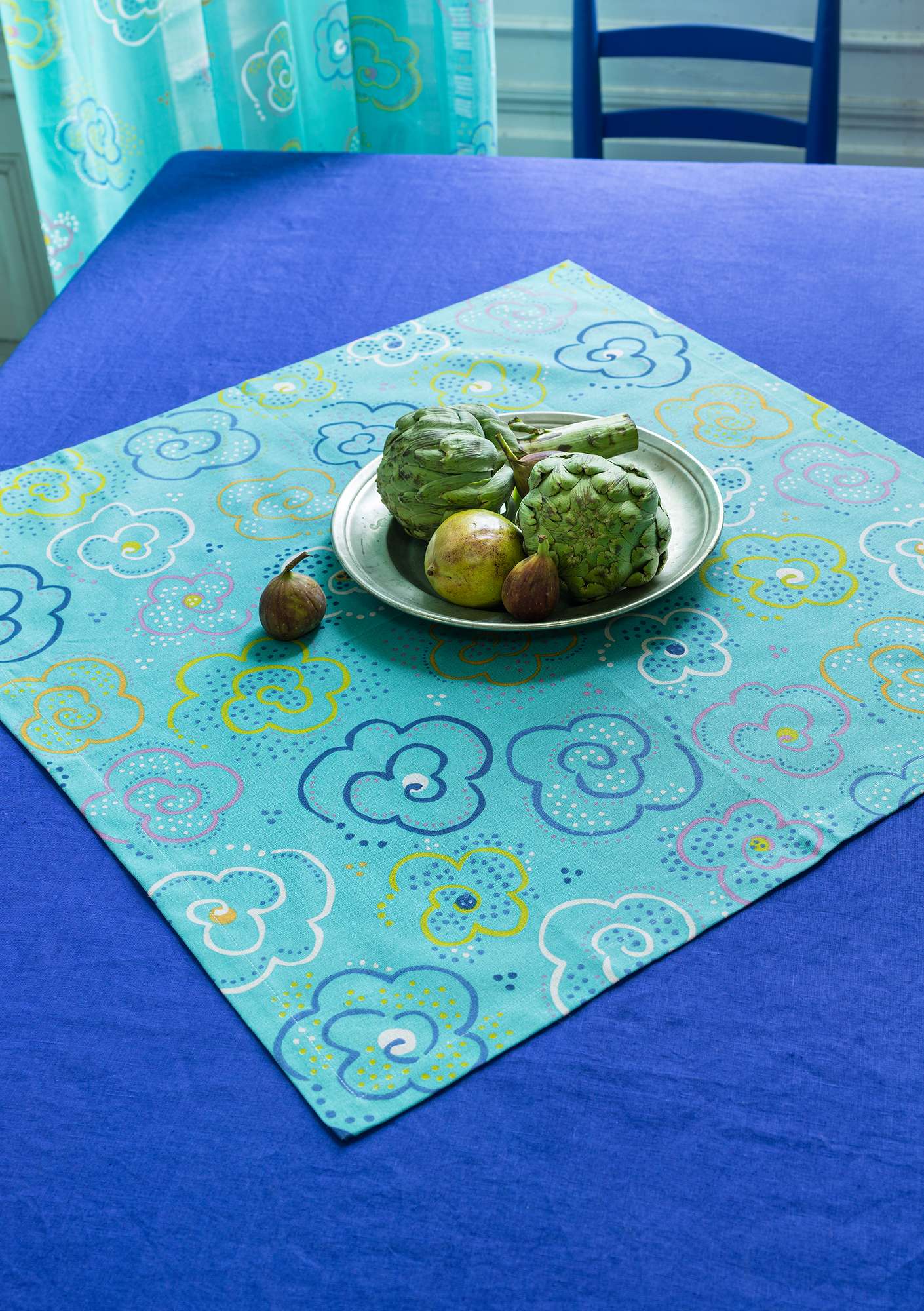 “Krumelur” organic cotton tablecloth jade thumbnail