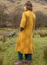 Strickkleid „Hildur“ aus Bio-Baumwolle (curry L)