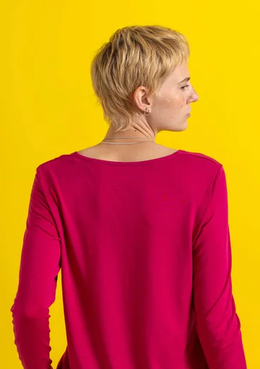 “Bianca” lyocell/elastane jersey top - cyklamen