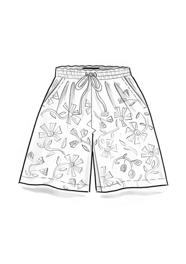 Jerseyshorts „Runa“ aus Bio-Baumwolle - halbgebleicht
