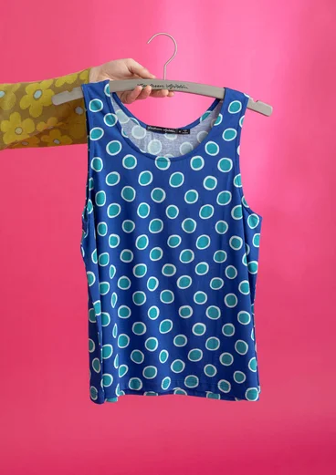 Jerseytop „Singö“ aus Bio-Baumwolle/Modal - lupine-gemustert