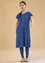 “Jane” jersey dress in organic cotton/spandex (dark lupine/patterned XS)