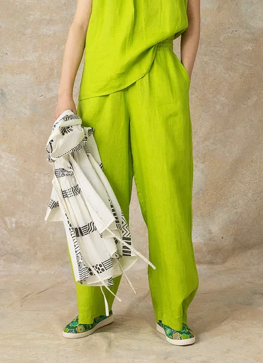 Woven linen Trousers