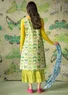 “Fjäril” dress in organic cotton (apple green S)